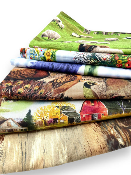 "Autumnal Solstice" Cotton Fabric Bundle