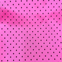 Love Pink Dotted Sateen Fabric - 10 yds x 44"