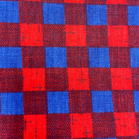Checkered Americana Fabric - 3 yds x 44"
