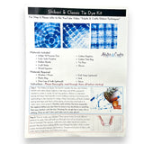 Shibori + Classic Tie Dye Kit Kit Adults + Craft