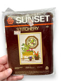 Sunset Stitchery Crewel Embroidery Kit Bundle