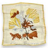 Finish Me! Vintage Crewel Wheat + Flowers Pillow Cover