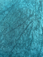 Teal Stretch Velour Fabric - 5 yds x 60"