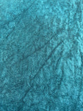 Teal Stretch Velour Fabric - 5 yds x 60"