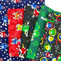 "Holiday M&M"  Cotton Fabric Bundle