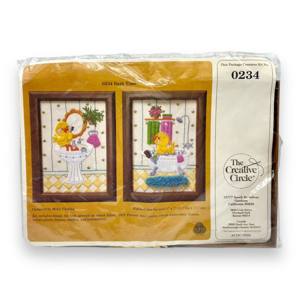 Creative Circle "Bath Time" Embroidery Kit