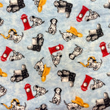Firehouse Hounds Flannel Fabric - 7 1/4 yds x 42"