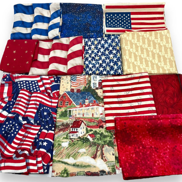 "All American" Cotton Fabric Bundle