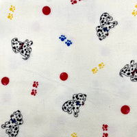 Dalmation Flannel Fabric - 1 yds x 42"