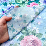 Pastel Rose Garden Fabric - 2 1/2 yds x 60"