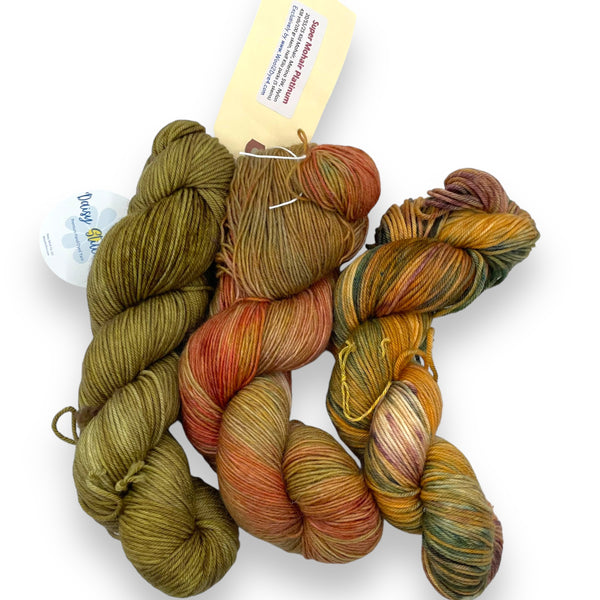 "Punkin' Patch" Wool Yarn Bundle