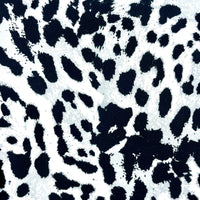 Snow Leopard Spandex Fabric - 2 1/2 yds x 60"