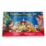 Vintage Christmas Manger Set