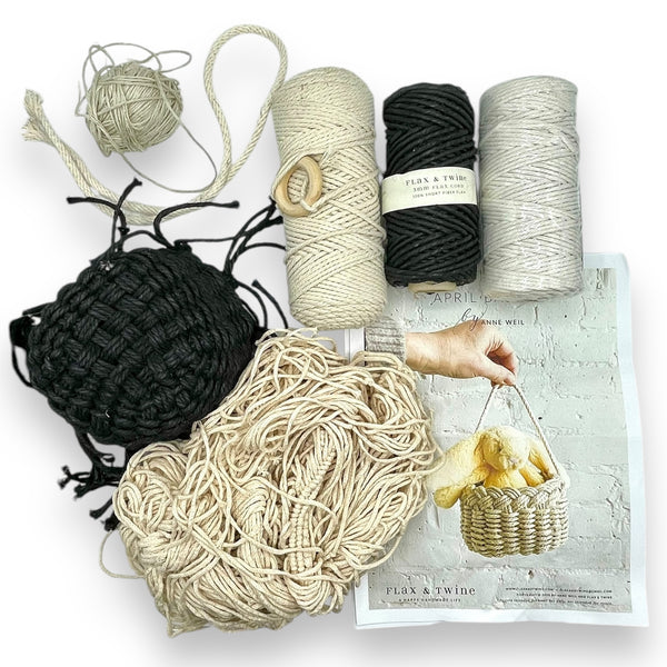 Finish Me! Flax & Twine April Basket Kit