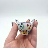 Late 20th Century Egg Cups + Mini Ceramic Decor Bundle
