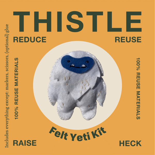 Felt Yeti Kit - Sustainable Craft Kit
