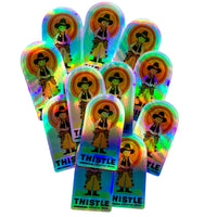 Crafty Cowpoke Holographic Sticker