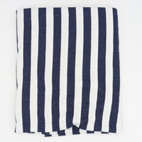 Navy Striped Knit Fabric - 1 1/4 Yard x 60"