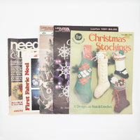 Holiday Vintage Knit + Crochet Booklet Bundle