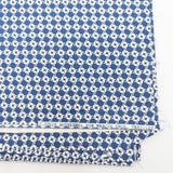 Maritime Blue Vintage Cotton Fabric - 2 yds x 42"