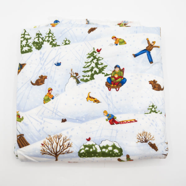 "Winter Wonderland" Flannel Fabric - 2 yds x 40"