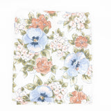 Watercolor Flowers Vintage Cotton Fabric - 3 1/2 yds x 60"