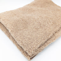 Looped Fuzzy Brown Fabric - 3/4 yds x 44"