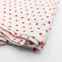 Polka Dot Silky Polyester Fabric -  13 yds x 44"
