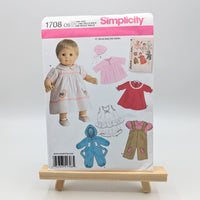 Doll Clothes Sewing Pattern Lot