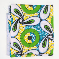 Wax Block Print Cotton Fabric Bundle - (5) 1 yards x 44"