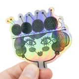 Yarn Lady Holographic Sticker