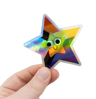 Pride Star Holographic Sticker