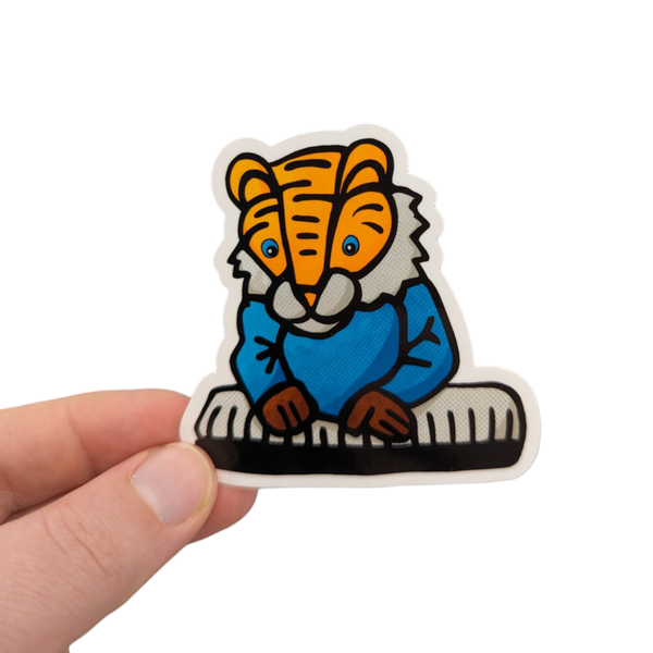 Mandy Metts Tiger Head Sticker