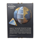 World Travelers Scratch Globe