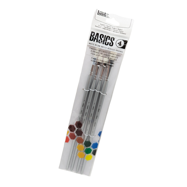 NEW Liquitex Basics Paint Brushes - 4