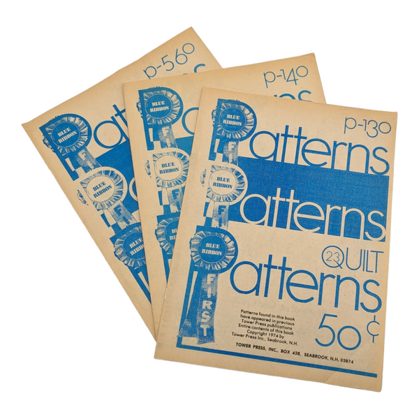 Blue Ribbon Vintage Quilt Pattern Booklet Bundle