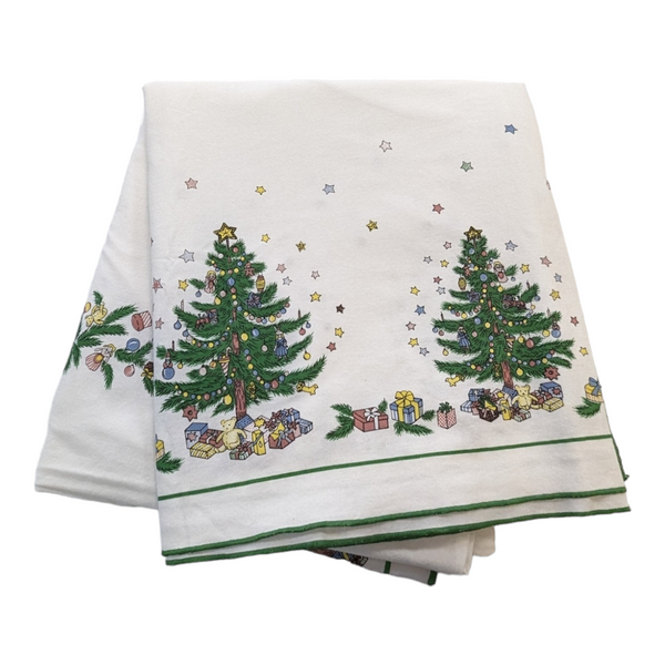 "Happy Holidays" Nikko Vintage Tablecloth