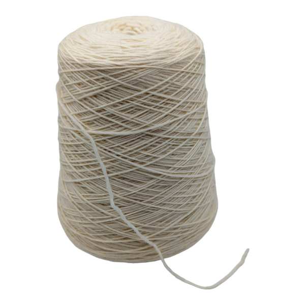 Creme Wool Yarn Cone