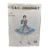 Square Dance Dress Vintage Pattern Bundle