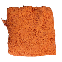 Groovy Orange Lace Fabric - 12 Yds x 46"