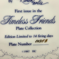 Vintage "Sara and Marie" Timeless Friends Collector Plate