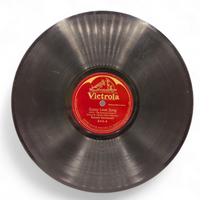 Vintage Victrola Shellac 12", 78 RPM Album + 10 Records