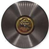 Vintage Victrola Shellac 12", 78 RPM Album + 10 Records