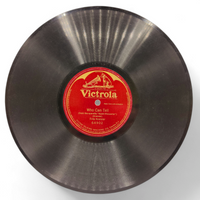 Vintage Victrola Shellac 12", 78 RPM Album + 10 Records