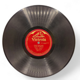 Vintage Victrola Shellac 12", 78 RPM Album + 10 Records