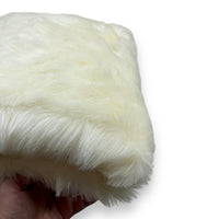 Soft White Faux Fur 1 yard