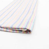 Sparkly Pastel Stripes Cotton Fabric - 1 1/4 yds x 44"