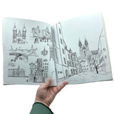 Inspiring Places Multi-level Coloring Book
