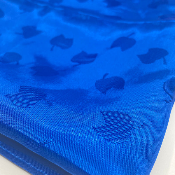 Blue Silky Fabric - 1 3/4 yard x 44"