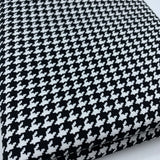 Black Houndstooth Cotton Fabric - 1 3/4 yards x 40"